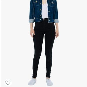 NWOT American Apparel Black Easy Jeans